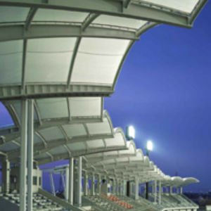 Membrana architettonica in tessuto - FGT-800(WAVE KARIYA / MULTIPURPOSE GROUND） - Chukoh Chemical Industries,Ltd. - in fluoropolimero / PTFE / in tessuto di vetro rivestito PTFE