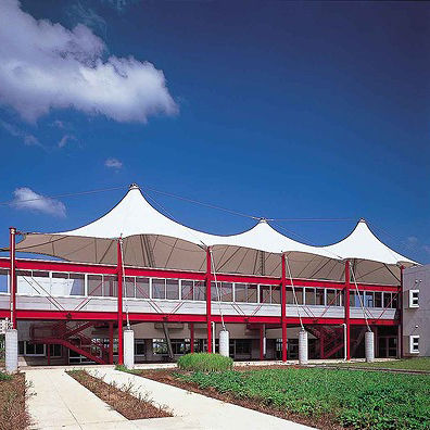 Membrana architettonica in tessuto - FGT-800(ELEMENTARY SCHOOL) - Chukoh Chemical Industries,Ltd. - in fluoropolimero / PTFE / in tessuto di vetro rivestito PTFE