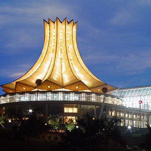 Membrana architettonica in tessuto - FGT-800(NANNING CONVENTION CENTER) - Chukoh Chemical Industries,Ltd. - in fluoropolimero / PTFE / in tessuto di vetro rivestito PTFE