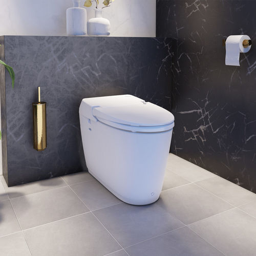 WC da appoggio - Sanismart - SFA Group - in ceramica / per uso residenziale / contract
