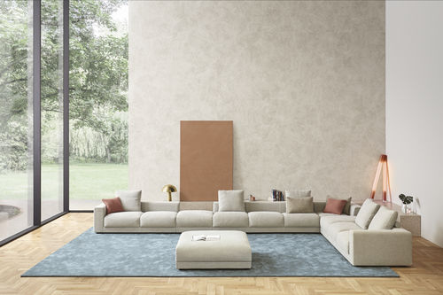 Divano modulare - Loft - Perobell s.l. - contemporaneo / in tessuto / con braccioli