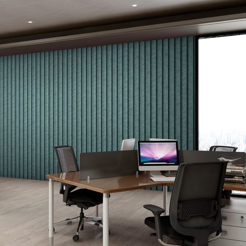 Pannello acustico per muro - IMPACT  - The Acoustics Company SAS - in PET / in ardesia / geometrico