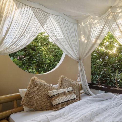 Federa per guanciale in juta - RAFFIA BURLAP NATURAL  - My Bali Living