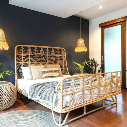 Letto matrimoniale - UBUD BOHO  - My Bali Living - contemporaneo / in legno / in rattan