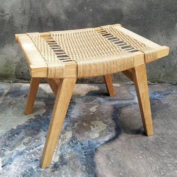 Ottomana classica - ESCONDIDO DANISH - My Bali Living - in teak / rettangolare / da interno