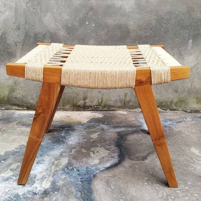 Sgabello classico - PARADISE COVE DANISH - My Bali Living - in teak / con supporto in legno / contract