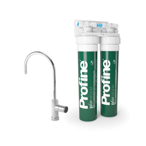 Filtro dell'acqua batteriostatico - Kit Profine Pfas - Profine - sottolavello / per uso residenziale / in resina