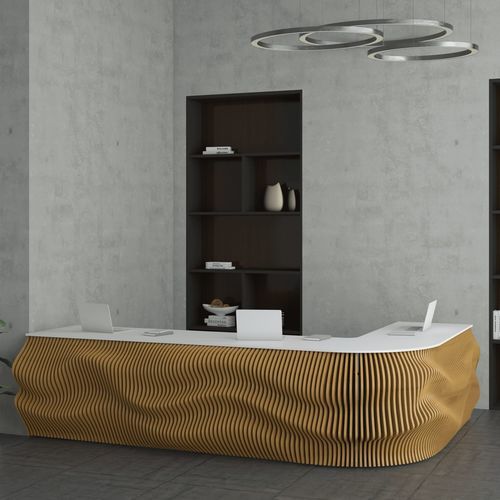 Banco reception d'angolo - Alexandrie - MyWoodream - a L / in legno