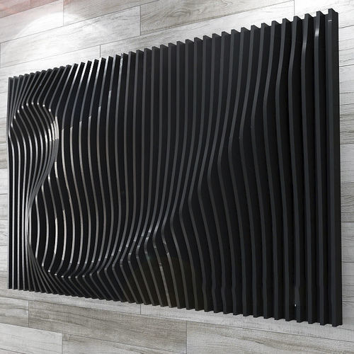 Pannello decorativo in legno compensato - Hike - MyWoodream - da parete / 3D / a rilievo