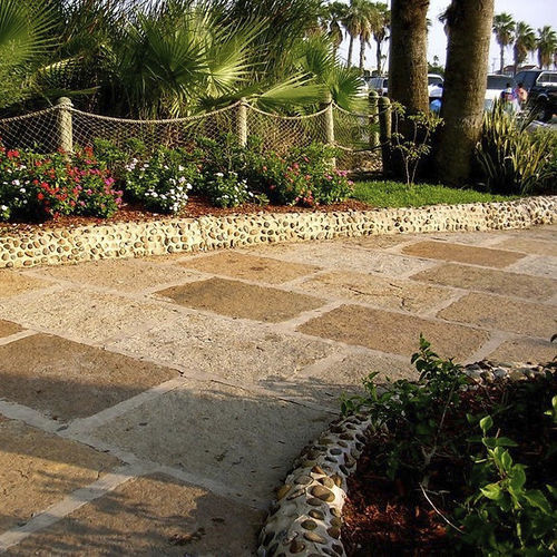 Pavimentazione in quarzite - OCHRESTONE HAND CUT - BRAZILIAN STONES - da esterno / da interno / per terrazza