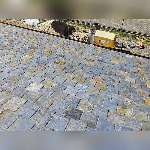 Tetto piano - Multi Color - BRAZILIAN STONES - in ardesia / aspetto tegola / leggero