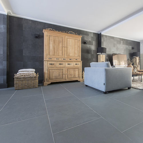 Piastrella in ardesia - SAWN EDGES - BRAZILIAN STONES - finitura naturale / liscia / da interno