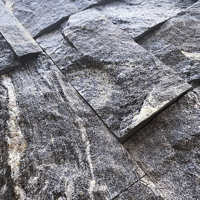 Lastra di paramento in pietra naturale - CARBONE SCHIST Z  - BRAZILIAN STONES - da interno / per esterni / da incollare