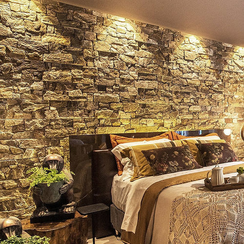 Lastra di paramento in pietra naturale - FORREST Z - BRAZILIAN STONES - da interno / da esterno / da incollare