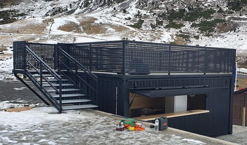 Costruzione di container per edifici pubblici - BULLBOX - per ristorante / per negozio / per eventi
