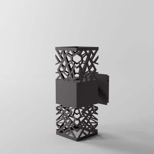 Applique contemporanea - AM-UD01 - Seetech Lighting - da esterno / in acciaio inossidabile / scultura
