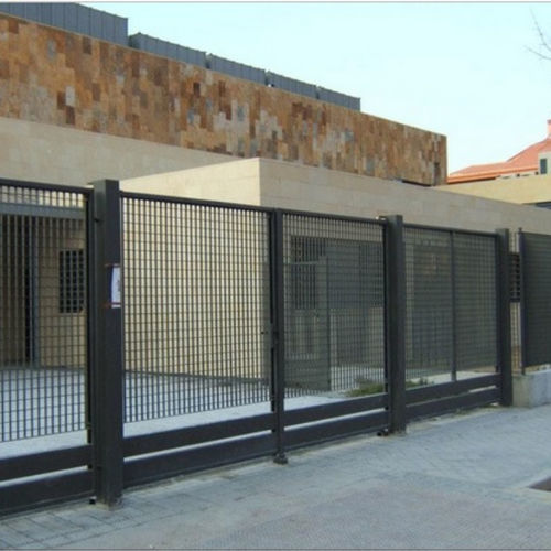 Cancello battente - SG - Emmegi spa - scorrevole / in acciaio / a sbarre