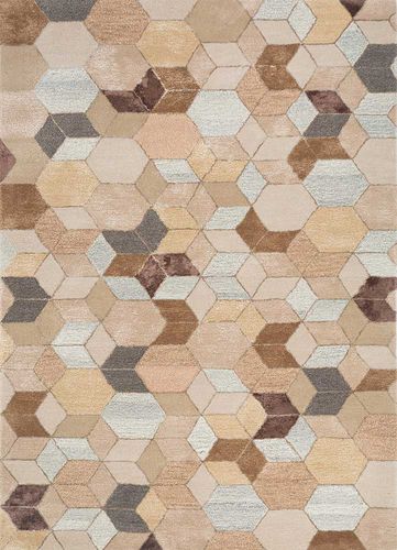 Tappeto contemporaneo - GENESIS - Jaipur Rugs - geometrico / con motivo astratto / in lana