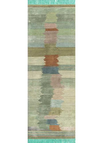 Tappeto contemporaneo - SATRANGI - Jaipur Rugs - a righe / in lana / in seta