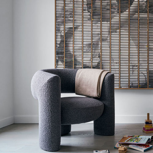 Poltrona contemporanea - Via del Corso - MAN OF PARTS - in tessuto / in pelle / personalizzabile