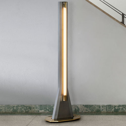 Colonna luminosa contemporanea - Ginza - MAN OF PARTS - in metallo / in cemento / LED