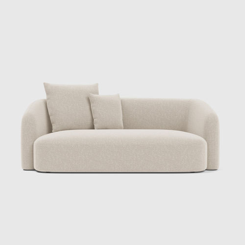 Divano contemporaneo - SANDY - MAN OF PARTS - in tessuto / in pelle / grigio
