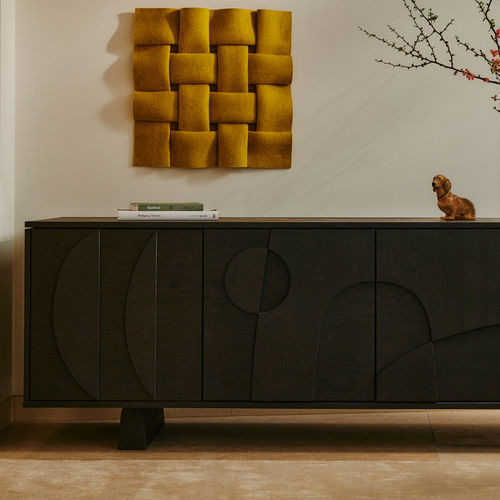 Credenza contemporanea - MAN OF PARTS - in legno / con ante battenti / a porte scorrevoli