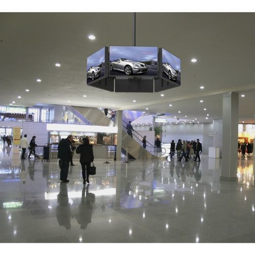 Supporto per TV da soffitto contemporaneo - DST942-6 - Peerless-AV - su misura / in metallo / per spazio pubblico
