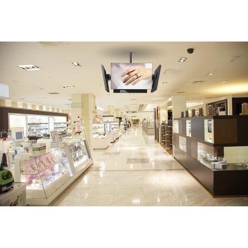 Supporto per TV da soffitto contemporaneo - DST975-4 - Peerless-AV - girevole / in metallo / contract