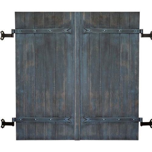 Persiana battente - proven&ccedil;al - Les volets du soleil - in composito / aspetto legno / dipinta