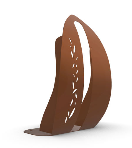 Rastrelliera per biciclette a pavimento - Printemps - URBAN TENDANCES - design originale / in corten / professionale