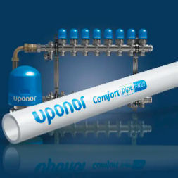 Raccordo per isolamento di tubi - 10 BAR - Uponor - in plastica / manifold