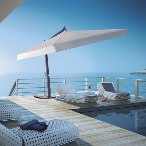 Ombrellone quadrato - REVERSO - Giardini Veneti Srl - rettangolare / laterale / inclinabile