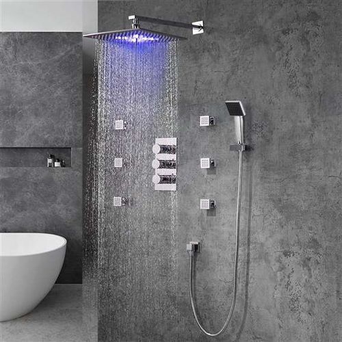 Set doccia da parete - TRIALO - FontanaShowers - contemporaneo / termostatico