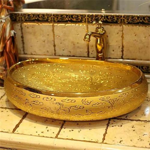 Lavabo da appoggio - CHIETI  - FontanaShowers - in ceramica / in porcellana / ovale