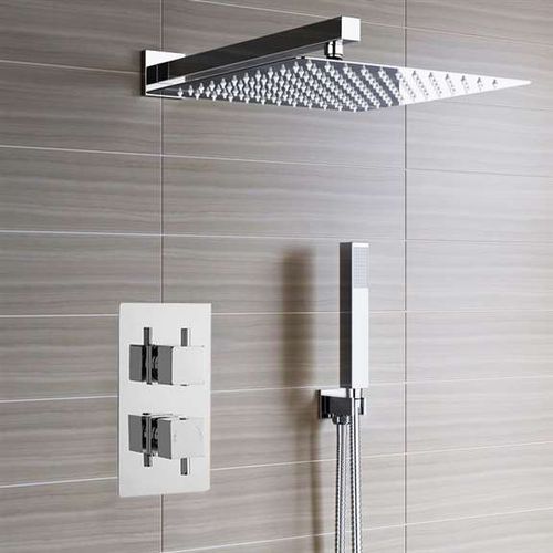 Set doccia da incasso - LIMA ULTRA THIN  - FontanaShowers - contemporaneo / con doccia a mano / termostatico