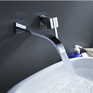 Miscelatore per lavandino - MELO  - FontanaShowers - da parete / in metallo cromato / da bagno