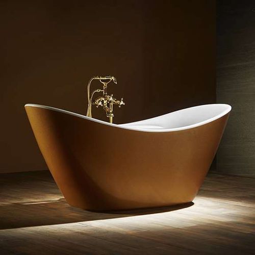 Vasca da bagno ovale - LUIGI  - FontanaShowers - ad isola / per ambiente abitativo / in acrilico