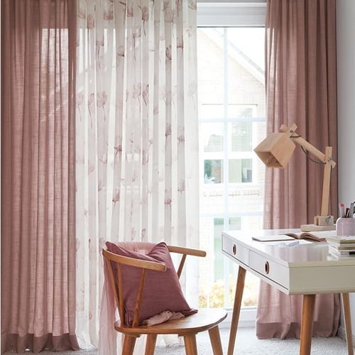 Tendina voile a fiori - GARDEN BLOOM  - Gardisette - in poliestere / lavabile / tessitura