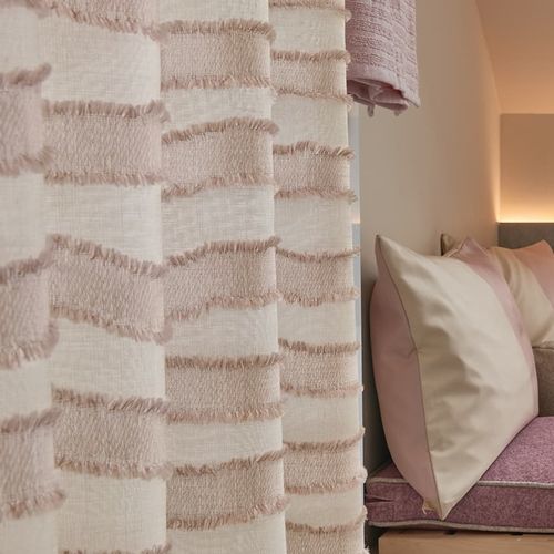 Tendina voile a righe - BOHO - Gardisette - in cotone / in poliestere / lavabile