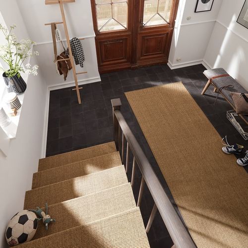 Moquette tessuta - NATURE - JAB ANSTOETZ FLOORING - strutturata / in sisal / a tinta unita