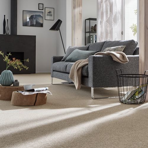 Moquette tufted - PEARL - JAB ANSTOETZ FLOORING - bouclé / in lana / a tinta unita