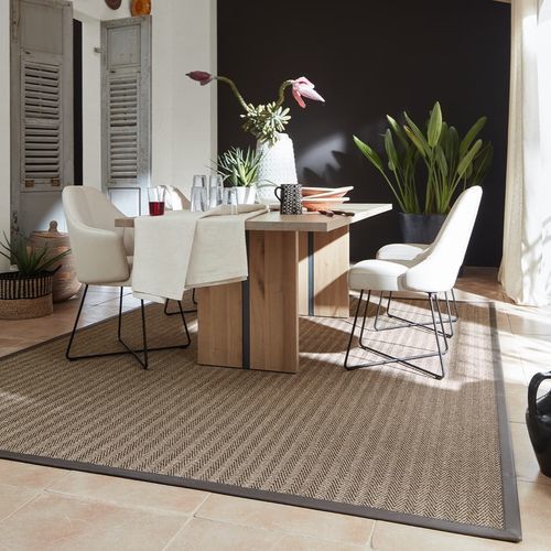 Moquette tessuta - LODGE - JAB ANSTOETZ FLOORING - in sisal / contract / a motivi