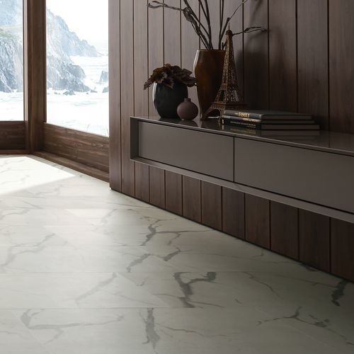Pavimento in vinile - CARARRA  - JAB ANSTOETZ FLOORING - da interno / per gradini / per ufficio