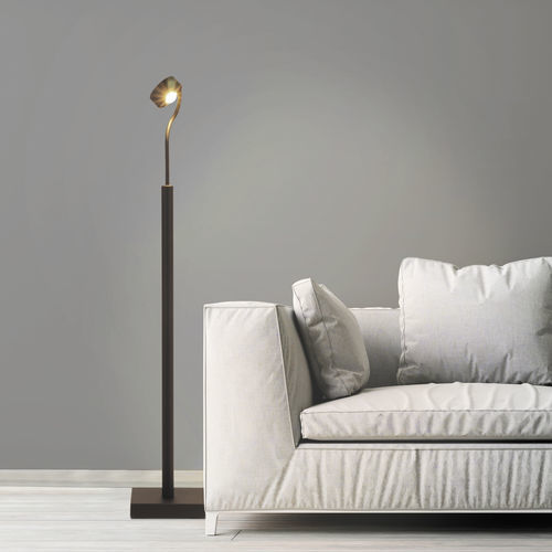 Lampada da terra - BullEYE-S - VS Manufaktur e.K. - in ottone / contemporanea / con cavo