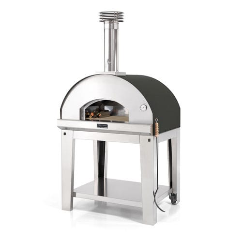 Forno a pizza per uso residenziale - MANGIAFUOCO - Fontana Forni s.r.l. - a legna / a carrello / a libera installazione