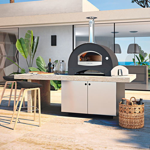Forno a pizza per uso residenziale - AMALFI - Fontana Forni s.r.l. - a legna / a carrello / a libera installazione