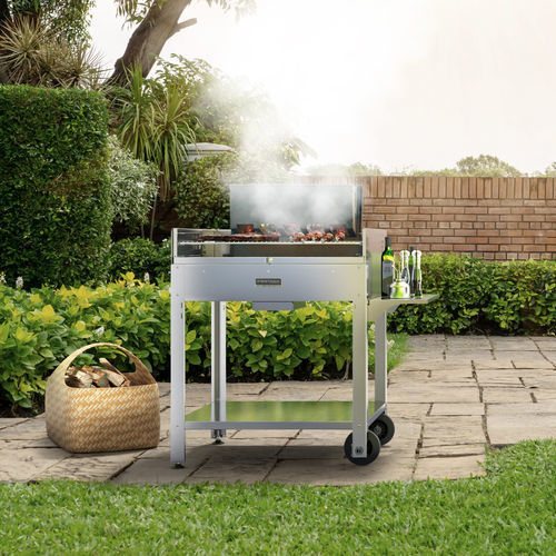 Barbecue a legna - TIRRENO - Fontana Forni s.r.l. - a carbonella / da terra / in acciaio inossidabile