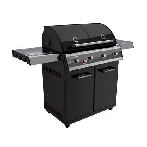 Barbecue a gas - AUSTRALIA 425 G - Fontana Forni s.r.l. - con rotelle / in acciaio inossidabile / con contenitore