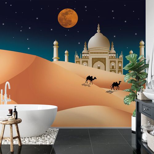 Carta da parati contemporanea - mille & une nuit Sahara - MuralConcept - in tessuto non tessuto / panoramica / multicolore